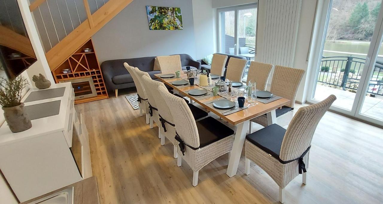 Ferienwohnung Am Fluss Klotten Bagian luar foto